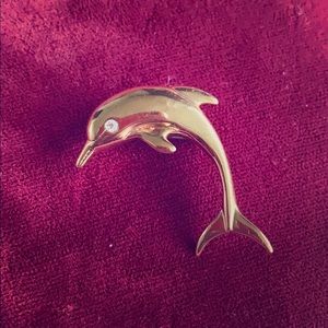 Delightful dolphin brooch